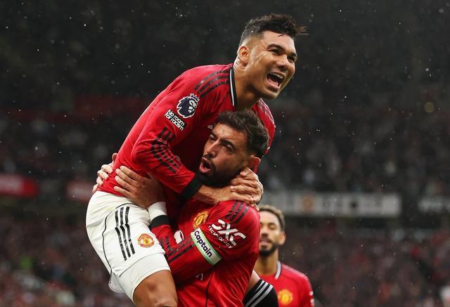 奇异果体育实时比分-5次助攻卡塞米罗，B费是本赛季英超助攻同一队友最多的球员